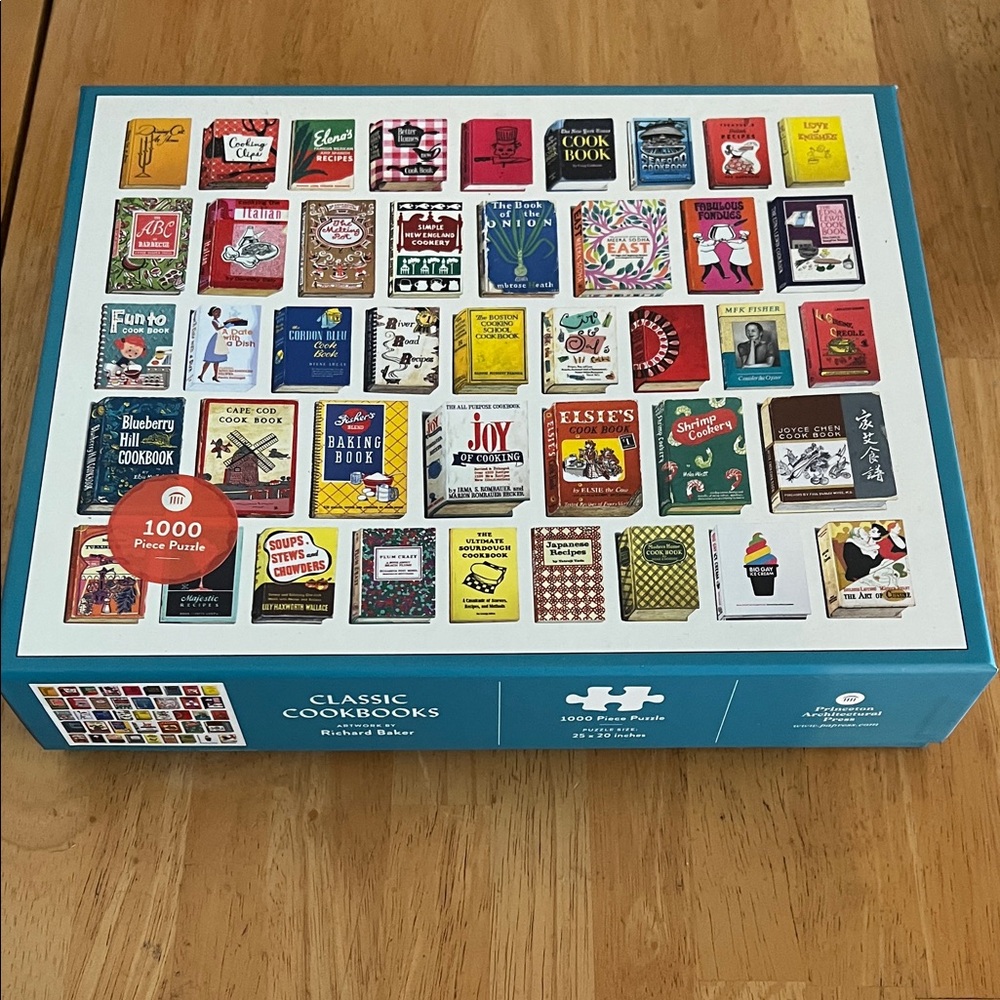 Classic Cookbooks Jigsaw Puzzle - 1000 Pieces